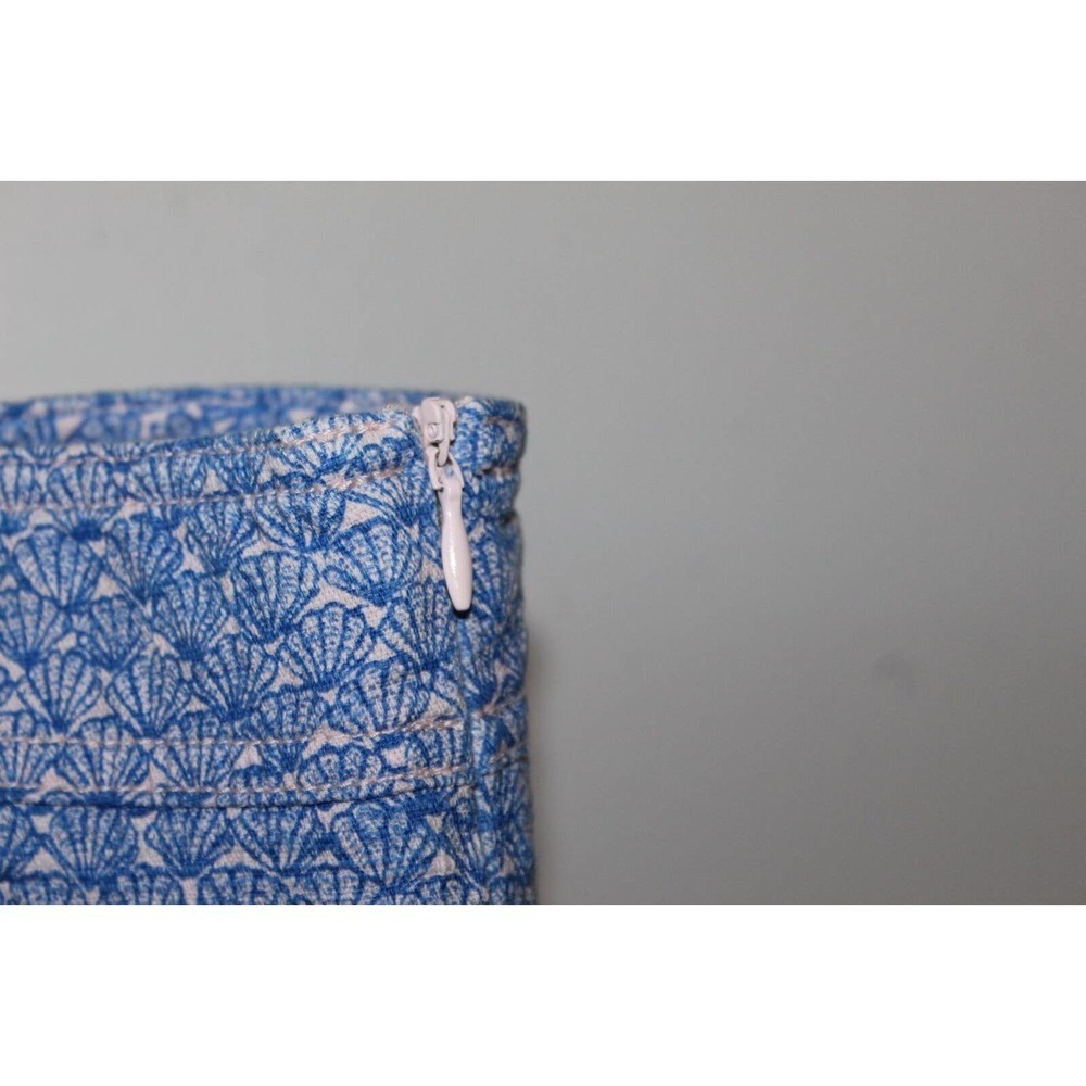 ✨2/$20 Cartonnier Sea Shell Print Charlie Trouser Pants Blue White 6 H14473 - Picture 12 of 16